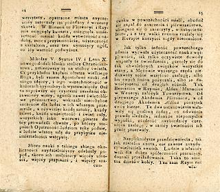 Rozprawa <em>O Towarzystwach Uczonych</em>, opublikowana w tomie pierwszym <em>Rocznika Towarzystwa Naukowego z Uniwersytetem Krakowskim połączonego</em> z roku 1817, strony 14-15
